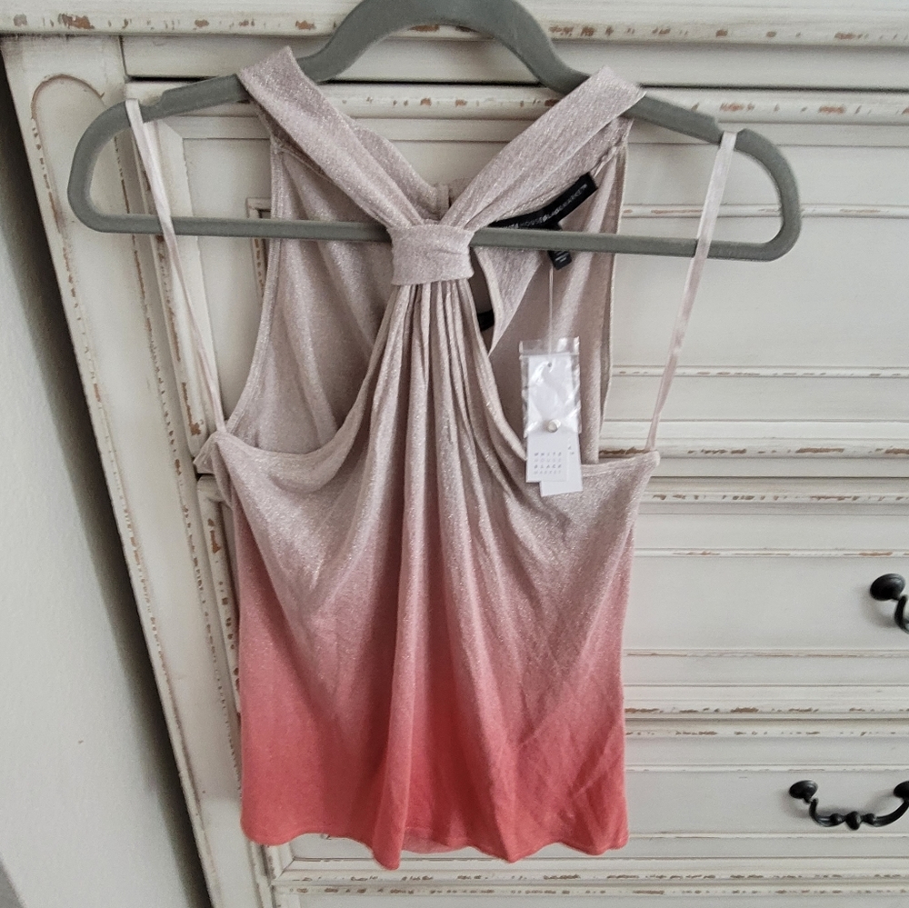 WHBM ombre glitter tank